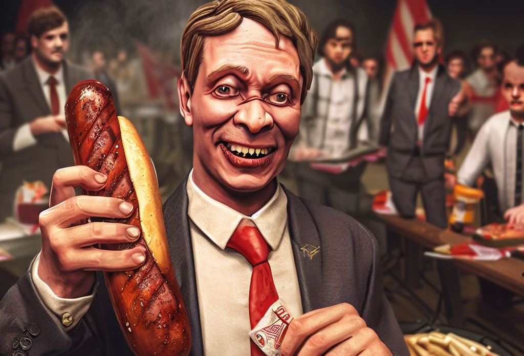 Peinlicher Fauxpas: Bürgermeister von Kleinwursthausen hält Ketchup für Blut