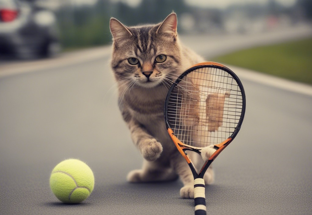 Tennis spielender Kater löst Kettenreaktion auf der Autobahn aus
