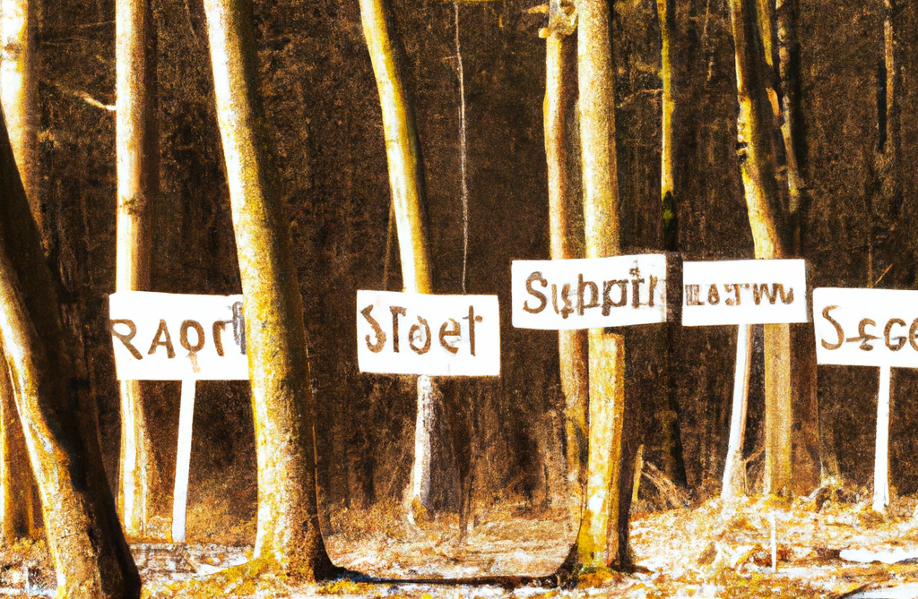 Waldbäume rebellieren gegen Bürger von Fichtenfalsch - fordern besseren Handyempfang!