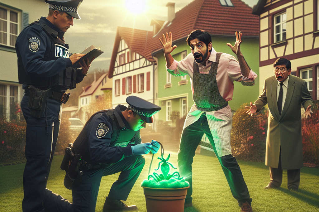 Polizeieinsatz wegen Gras löst Chaos in Kleinstadt aus