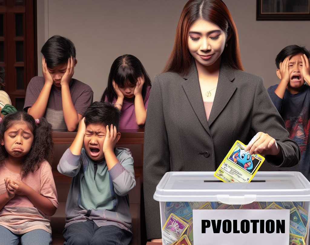 Schüler in Großpokalstadt verwechseln Pokemon-Karten mit Wahlscheinen